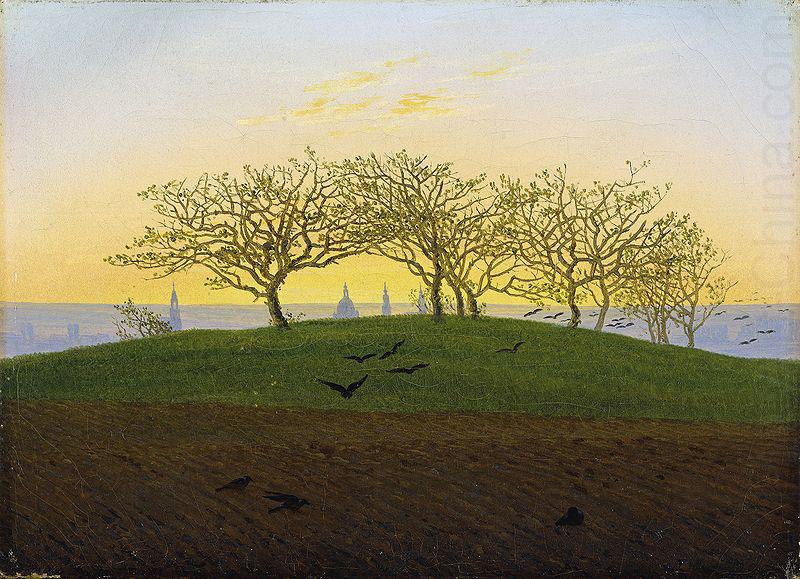 Caspar David Friedrich Hill and Ploughed Field near Dresden china oil painting image